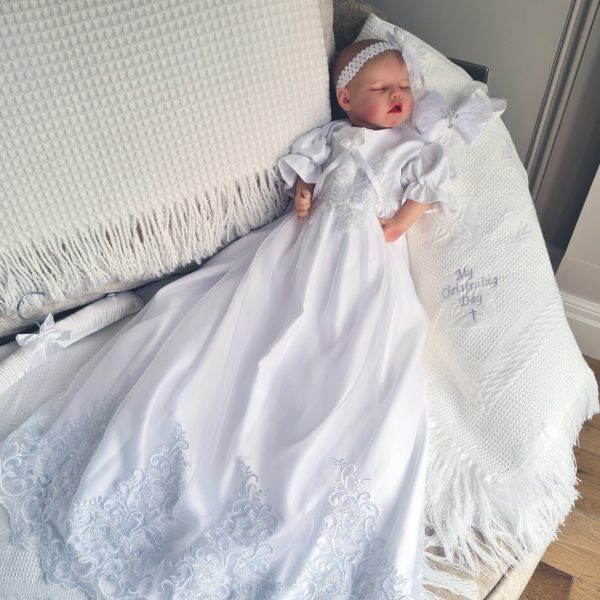 Isla Premature Baby Christening Gown Ella Rose Boutique