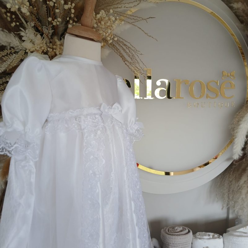 Bonnie Christening Gown White - Image 4