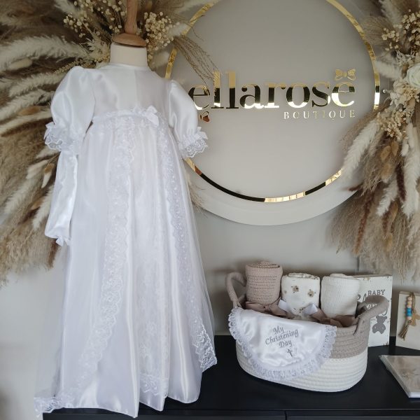 Bonnie Christening Gown White