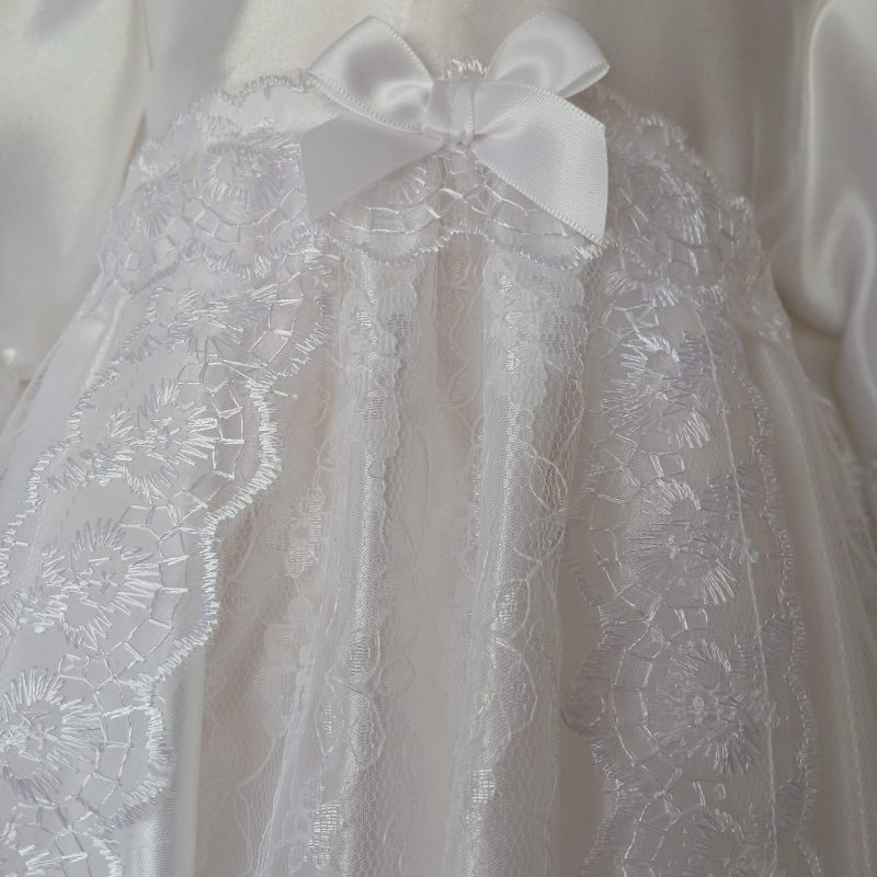 Bonnie Christening Gown White - Image 3