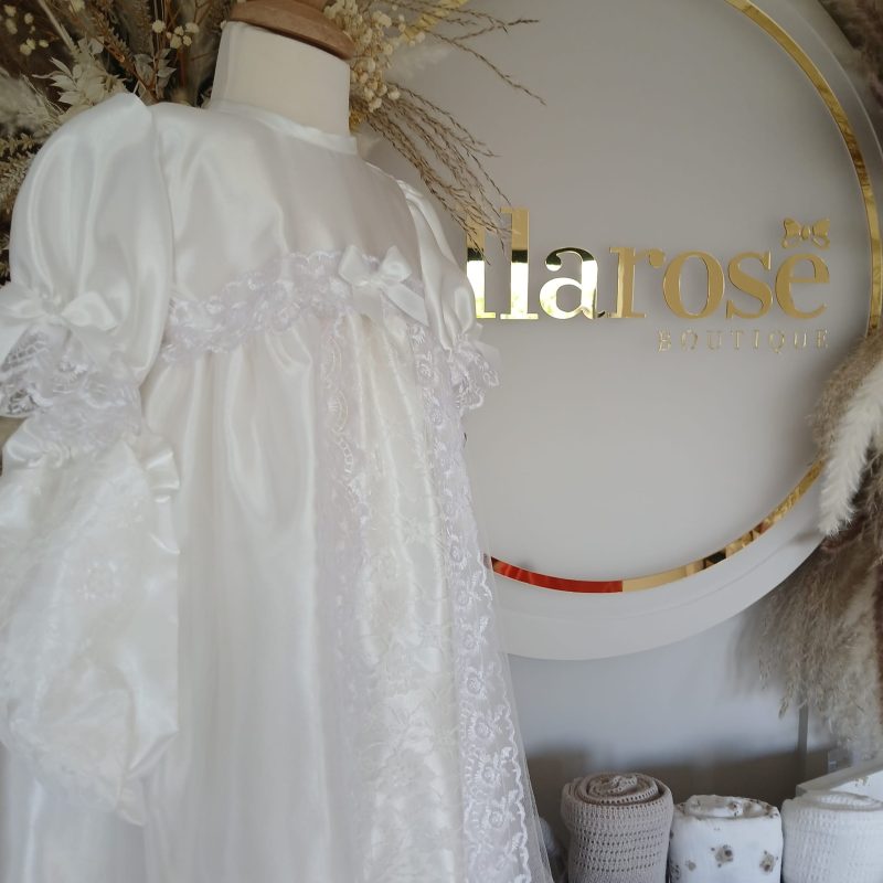 Ruby Christening Gown Ivory - Image 2