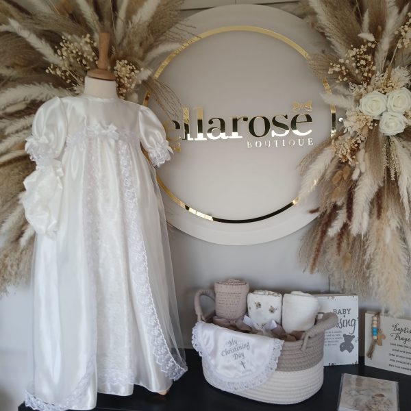 Ruby Christening Gown Ivory