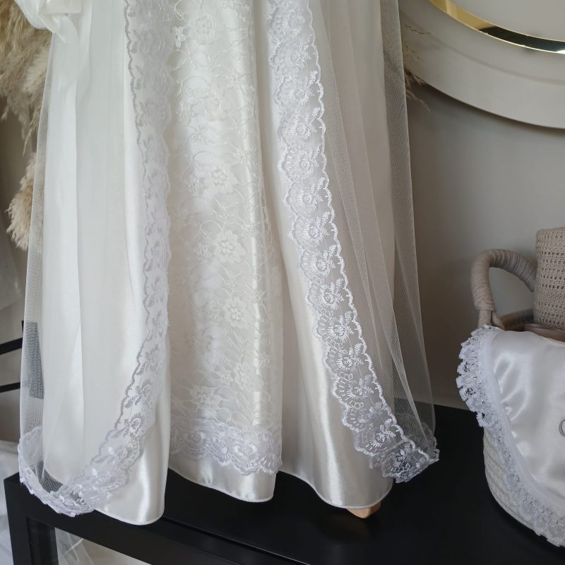 Ruby Christening Gown Ivory - Image 3