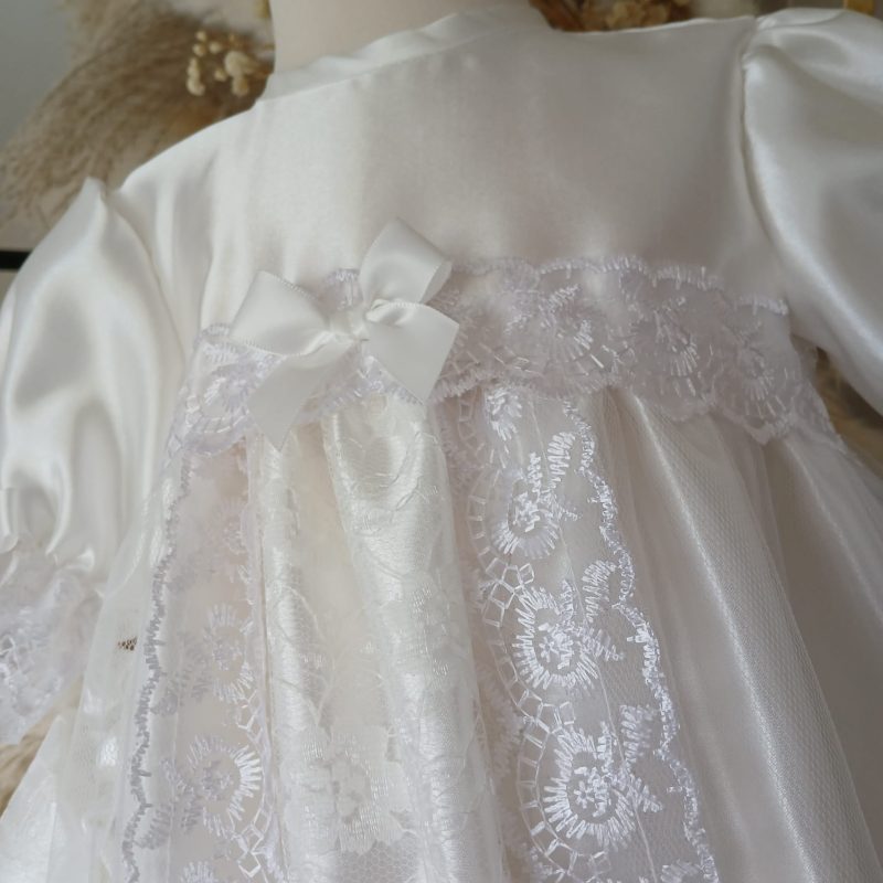 Ruby Christening Gown Ivory - Image 6