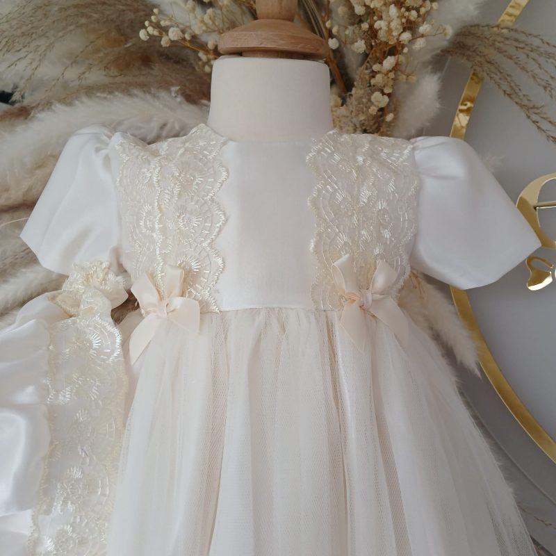 Arabella Christening Gown Ivory - Image 4