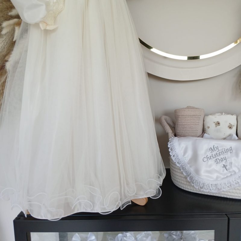 Arabella Christening Gown Ivory - Image 3